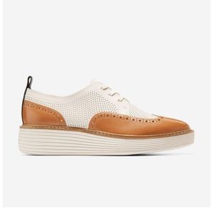 Cole Haan Women's ØriginalGrand Platform Wingtip Oxford